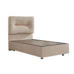 Astra 120x200 cm Bej Baza ve Başlık Seti