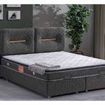Astra 150x200 cm Antrasit Baza ve Başlık Seti