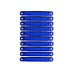 ASTRA LED 10 Adet 9 Led'li Parmak Led Mavi Kamyon Tır Ve 12/24 Volt Araçlar Aksesuar Dorse & Etek Lambası