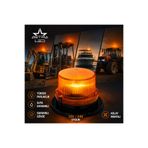 ASTRA LED Traktör İş Makinesi Forklift Dönerli Tepe Lambası 12 - 24 V Büyük Boy 2 Modlu