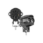 ASTRALED 1 ADET Motosiklet Çift Göz Led Lazer Sis Farı Delici Beyaz Sarı Çift Renk 12 -80 Volt