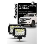 Astraled 2 Adet 60WATT Çalışma Lambası Kamyon Sis Farı Motosiklet Off-Road LED Lamba
