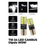 Astraled T10 Dipsiz W5w Canbus 3030 6 Ledli Beyaz Park Plaka Ampülü (2 Adet) T10 Canbus