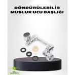 ASTRALTECH 1080° Dönebilen Musluk Ucu – Su Tasarruflu, Esnek ve 360° Çift Eksenli Başlık