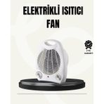 ASTRALTECH 114372601 Mini Elektrikli Isıtıcı - Taşınabilir Fanlı Isıtma Sistemi