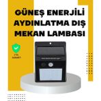 Astraltech 144 Led'li Geniş Aydınlatma Alanına Sahip Güneş Enerjili Güvenlik Lambası