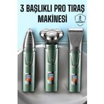 ASTRALTECH 3 Başlıklı Profesyonel Saç ve Sakal Bakım Seti Vücut, Burun ve Kulak Tüy Alma