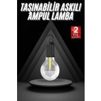 ASTRALTECH 3 Farklı Mod LED'li Şarjlı Asma Kancalı Kamp Lambası Taşınabilir Ampul