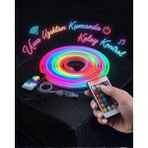 Astraltech 3 Metre Rgb Akıllı Neon LED Şerit Işık Telefon ve Kumanda Kontrollü Ambiyans Aydınlatma