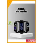 Astraltech Akıllı Bileklik Adım Sayar Kalori Takibi IP67 Suya Dayanıklı - Altın - Siyah - 35 - 48 mm - Standart