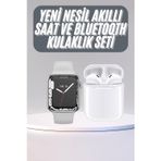ASTRALTECH Akıllı Saat Kulaklık Hediyeli Uyku ve Sağlık Takibi Yapabilen Uzun Ömürlü