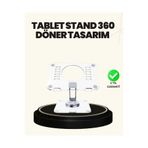 Astraltech Ayarlanabilir Şeffaf Tablet Standı Kaymaz Silikon Tabanlı