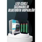 ASTRALTECH Bluetooth Hoparlör Taşınabilir Şarjlı Işıklı Büyük Boy Yüksek Ses Kaliteli