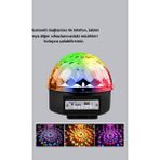 Astraltech Bluetooth Hoparlörlü LED Disko Işığı Müzik Ritim Duyarlı ve Taşınabilir