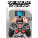 ASTRALTECH Game Stick Android Uyumlu Gamepad X3 Standlı Oyun Kolu Bluetooth Bağlantılı