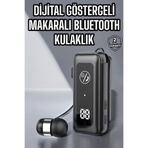 ASTRALTECH Kablolu Makaralı Bluetooth Kulaklık Uzun Pil Ömrü Dijital Göstergeli