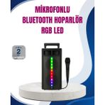 Astraltech Kablosuz Rgb Işıklı Bluetooth Hoparlör | Ev, Parti ve Açık Hava Kullanımı