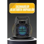 Astraltech Karaoke Mikrofonlu Fm Radyolu Bluetooth Hoparlör Yüksek Ses Kaliteli