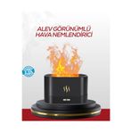 ASTRALTECH LED Işıklı Buhar Makinesi Alev Efektli Kumandalı Oda Nemlendirici
