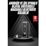 ASTRALTECH Makaralı Bluetooth Kulaklık Telefon Uyumlu Makaralı TF Kart Girişli Güç Göstergeli