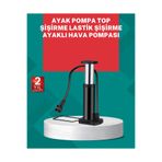 Astraltech Manuel Ayak Pompası Extra Güçlü Lastik Şişirme Pompası