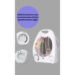 Astraltech Mini Elektrikli Isıtıcı 2000W Taşınabilir Fanlı Isıtma Sistemi Güvenli Kullanım için Termostat