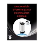 Astraltech Otomatik Şarjlı Damacana Pompası Ev Ofis Kamp Kullanım
