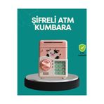 ASTRALTECH Pembe ATM Kasa Görünümlü Elektronik Şifreli Çocuk Kumbarası