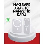 Astraltech Şık Tasarımlı Magsafe Araç Telefon Tutucu Type-C Girişli