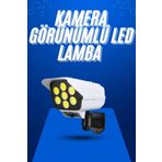 ASTRALTECH Solar Bahçe Aydınlatması Hareket Sensörlü Uzaktan Kumandalı Kamera Görünümlü