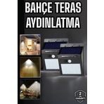Astraltech Solar Lamba Giriş, Bahçe Yol Avlu Hareket Sensörlü LED Parlak Gece Su Geçirmez