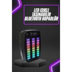 Astraltech Taşınabilir 6.5 Inç LED Bluetooth Kareoke Hoparlör Rgb Işıklı Radyolu