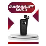 ASTRALTECH Yaka Kulaklığı Andorid Tüm Cep Telefonlarına Uyumlu Mikrofonlu Titreşimli Makaralı