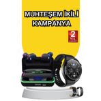 ASTRALTECH Yeni Nesil Akıllı Saat Ve Bluetooth Kulaklık Titreşim Bildirimleri Uyku Takibi