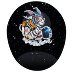 Astronot Tavşan - Bilek Destekli Tavşanlı MousePad 20x23 Cm