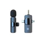 asua MAF Kablosuz Yaka Mikrofonu iPhone 3.5mm Aux iPhone Type-C PC Tablet Video Kayıt Vlog USB C ve Amfi