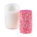 Asudaro Balmumu Desenleri Silindir Şekiller Aromaterapi, Mum Kalıpları, Alçı Taş Damlama Kalıpları 8,5 cm Modern Stil 3