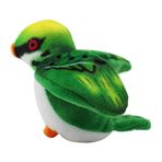 Asudaro Evcil Hayvanlar için Peluş Oyuncaklar, Panda, Rakun, Tembellik, Tilki, Kuzu, Sincap, Baykuş, Samanlık, Ağaç Mağarası, Kuş Evi, Saklambaç Oyunu, Evcil Hayvan - Peluş Oyuncak, 10 cm Büyük Yeşil