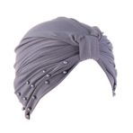 Asudaro Kadın tek renkli bandana Headscarf bere baş örtüsü tesettür baskı fırfırlı türban müslüman şapkalar yaz baş örtüsü kemoterapi baş örtüsü kemo kanser bere