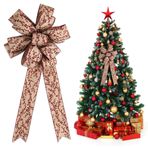 Asudaro Noel ağacı fiyonkları büyük, noel fiyonkları kış için Noel dekorasyonu, Noel ağacı şömine, ön kapı, parti dekorasyonu, Noel ağaçları, ön kapı duvarı, iç ve dış mekan çok başlı böğürtlen