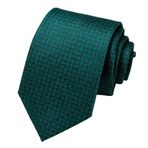 Asudaro Takım elbise için kravat, erkek klasik resmi düğün kravatları ince kareli kravat tek renkli kravat iş, parti için 145 cm x 7,5 cm, Tip 21, Ölçü Birimi