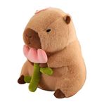 Asudaro Tavşan Temalı Capybara Dolgulu | Kişiselleştirme Seçeneği ile Peluş Oyuncak | Peluş Oyuncak 40 cm / 0,6 kg, 30 cm