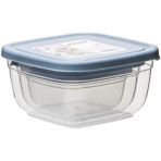 Asude ASD057 Maya Kare 3'lü Su Yeşili 500-900-1500 ml Saklama Kabı Seti