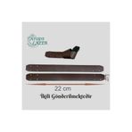 ASUDE HEDİYELİK 22 cm Çanta Sapı Deri Çift Dikişli (Sepet Kenarı)-Kahverengi