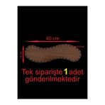 ASUDE HEDİYELİK Ahşap Ceviz 40x14 Cm 1 Ad Raddan Bambu Tepsi Örgü Plakası Supla Altlık Tığ Taban Işi Sepet Tabanı-