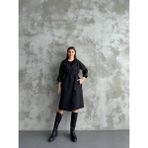 Asur Boutique Asur Butik Kadın Su Itici Trençkot (Ürün Geniş Kesimdir.bir Beden Küçük Alınız.) - 36 - 0 Siyah
