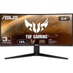 ASUS 34" Kavisli Gaming Monitör 3440x1440 165Hz 1ms VA Panel Boyutları ile Yüksek Çözünürlük