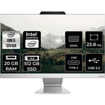 ASUS A3402 i5 1335U 20GB 512GB SSD 23.8" FHD FDOS All In One Bilgisayar & Per4 Bellek