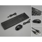 Asus AW311 USB Kablolu Q Klavye Mouse Set Siyah Türkçe Fonksiyonlu