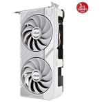 Asus Dual Ekran Kartı 8 GB GDDR7 1000 MHz Çekirdek Hızı Beyaz Soğutma ile HDMI Çıkışı